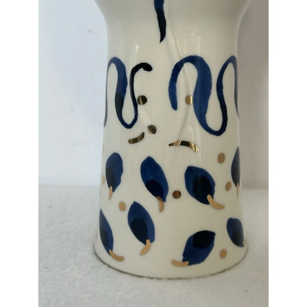 Anthropologie ATHENA Face Vase Planter Ceramic 10